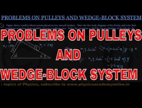 Problems on Pulleys and Wedge Block System  Physics Academy Online