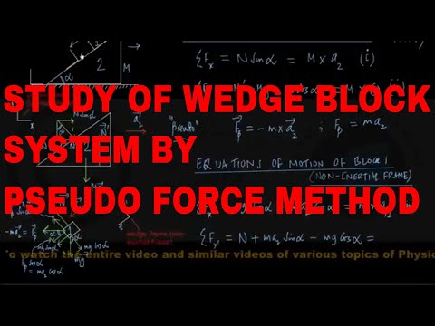 Study of Wedge Block System by Pseudo Force Method